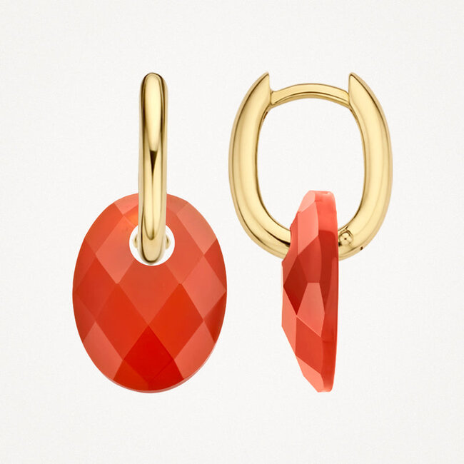 Oorbedels 810RAGO - Red Agate
