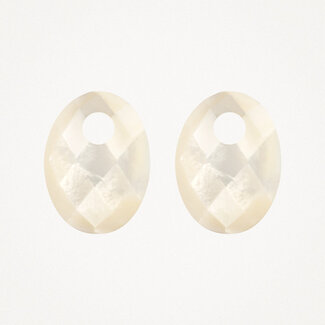 Blush Gold Jewels Oorbedels 810MOPO - Mother of pearl