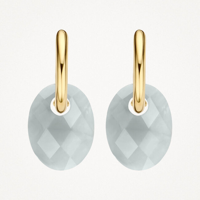 Oorbedels 810GRAO - Grey Agate