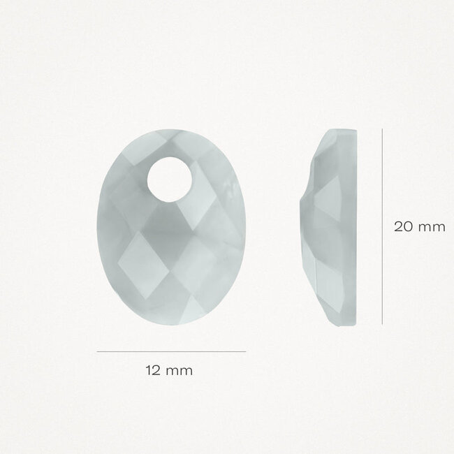 Oorbedels 810GRAO - Grey Agate