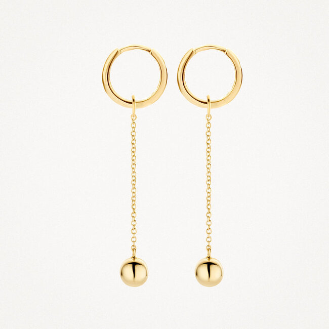 Oorbedels 9082YGO - 14k Geel goud
