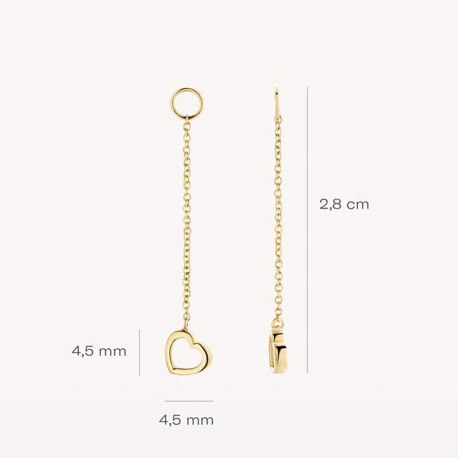 Oorbedels 9084YGO - 14k Geel goud