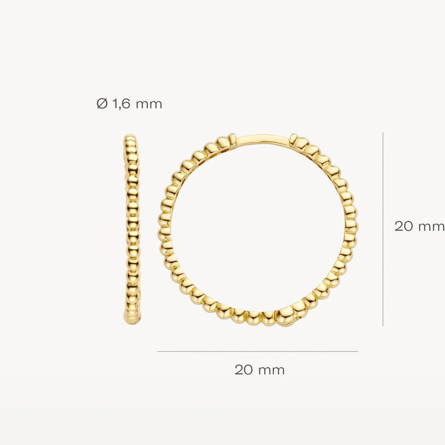 Oorringen 7291YGO - 14k Geelgoud