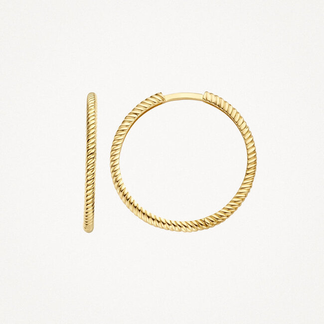 Oorringen 7287YGO - 14k Geelgoud