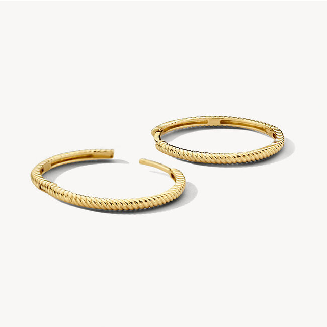 Oorringen 7287YGO - 14k Geelgoud