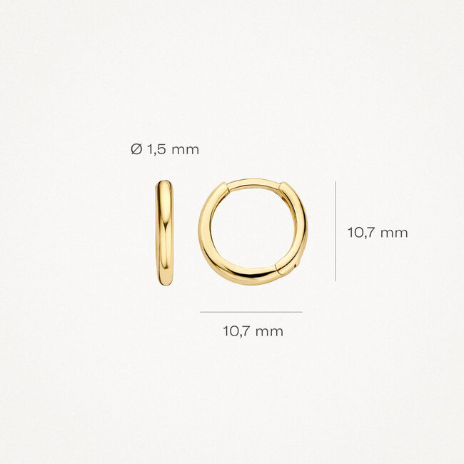 Oorringen 7232YGO - 14k Geelgoud