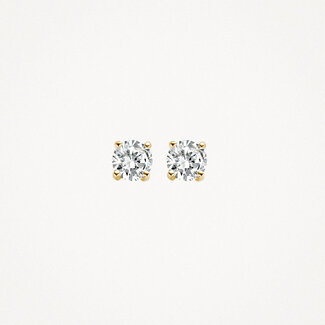 Blush Gold Jewels Oorknoppen 7014YZI - 14k Geelgoud met zirkonia