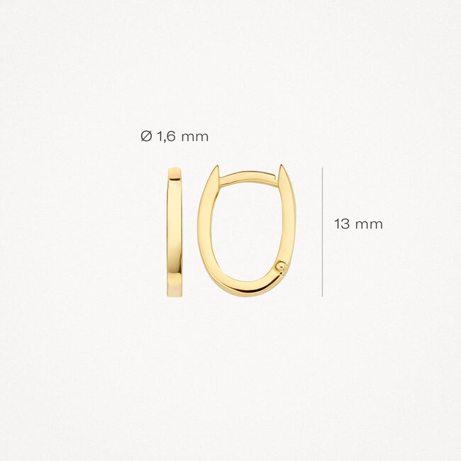 Oorringen 7223YGO - Geelgoud (14krt.)