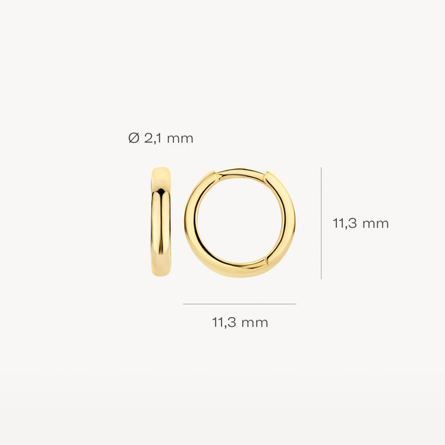 Oorringen 7203YGO - 14k Geelgoud