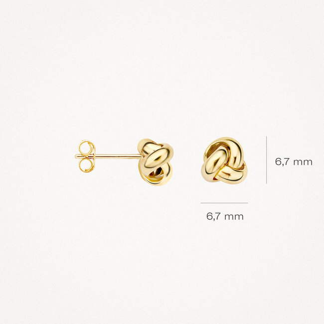 Oorknoppen 7157YGO - 14k Geelgoud