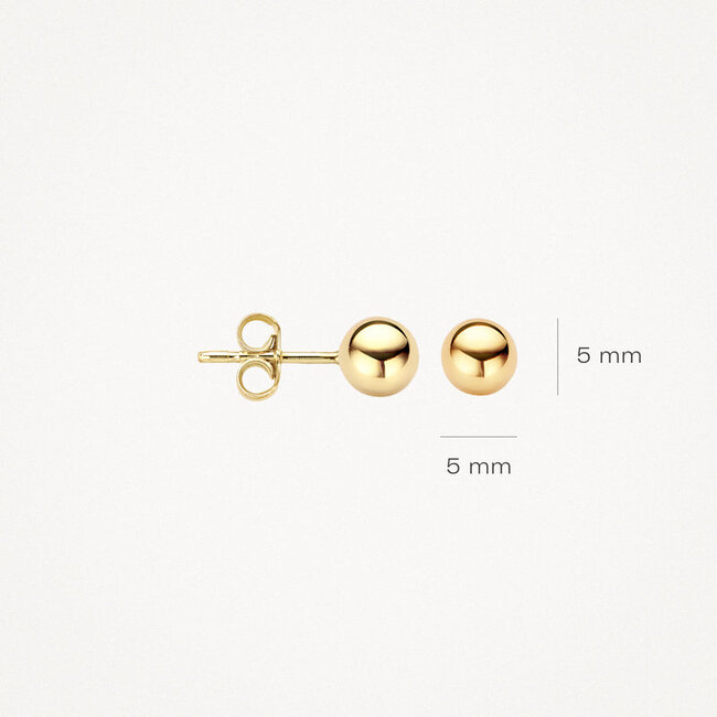 Oorknoppen 7122YGO - 14k Geelgoud