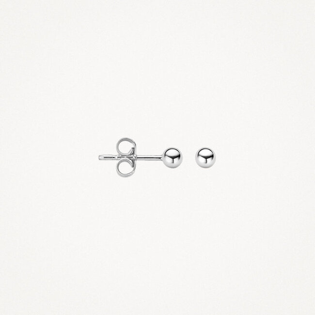 Oorknoppen 7120WGO - 14k Witgoud