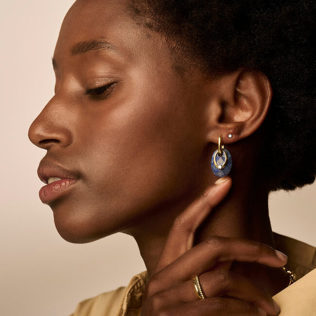 Oorknoppen 7138YZI - 14k Geelgoud met zirkonia