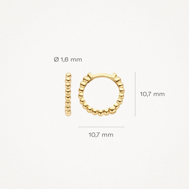 Oorringen 7263YGO - 14k Geelgoud