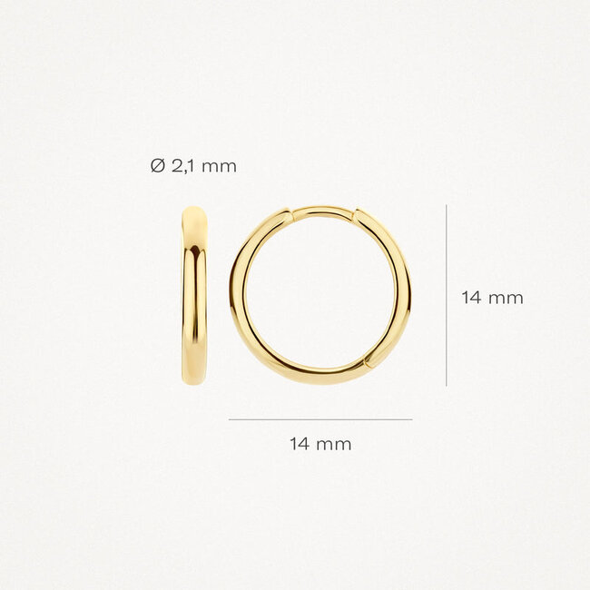 Oorringen 7271YGO - 14k Geelgoud