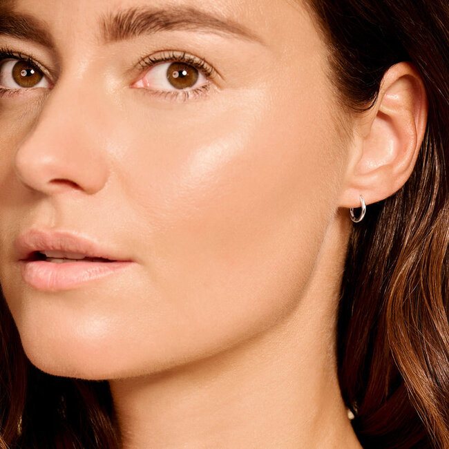 Oorringen 7271WGO - 14k Witgoud