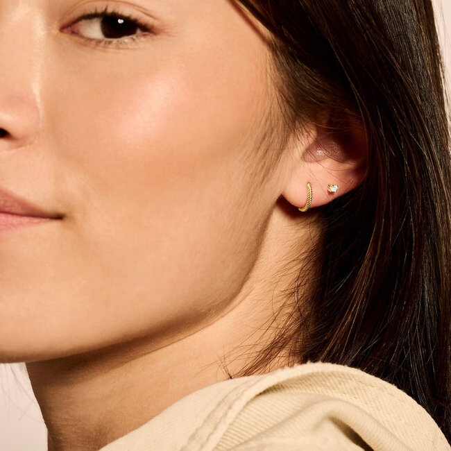 Oorringen 7265YGO - 14k Geelgoud