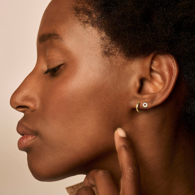 Oorringen 7267YGO - 14k Geelgoud