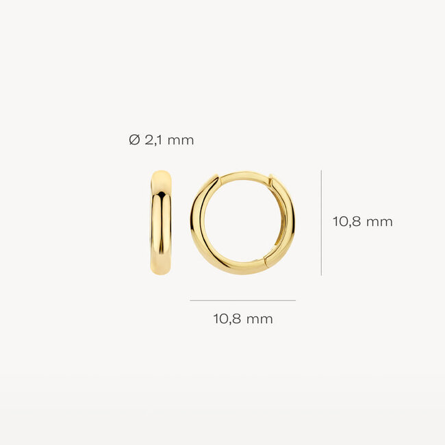 Oorringen 7267YGO - 14k Geelgoud