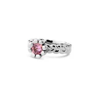 Melano Jewelry Twisted Blossom Bloom Ring Set - Zilverkleurig