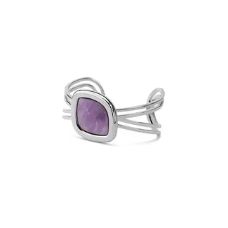 Melano Jewelry Kosmic Purple Picnic Armband Set - Zilverkleurig