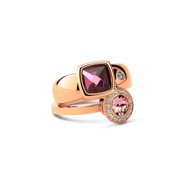 Vivid Picnic Bliss Ringen Set - Rosékleurig