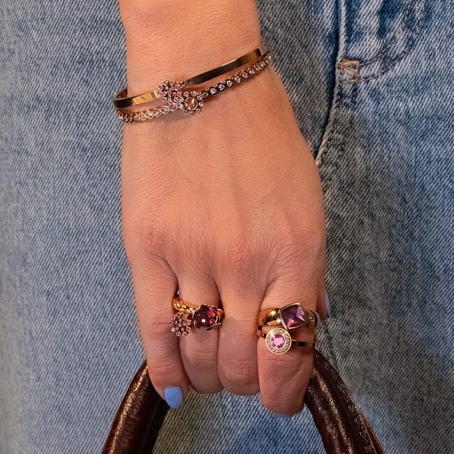 Twisted Sunshiny Day Armband Set - Goudkleurig