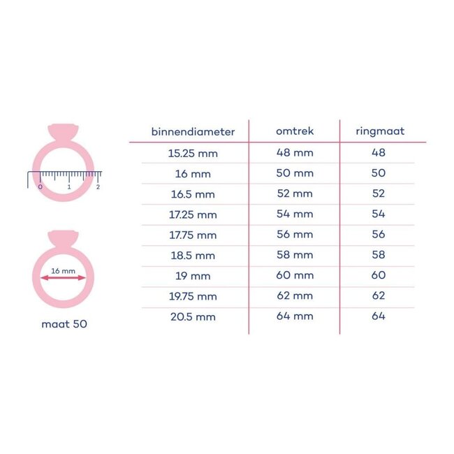 Friends Amour Ring (vanaf maat 44) Crystal - Goudkleurig