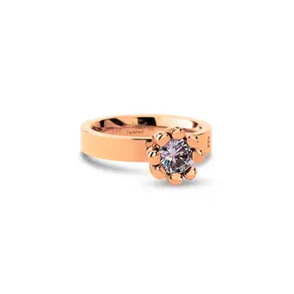 Melano Jewelry Twisted Lavender Treasure Ring Set -Rosékleurig
