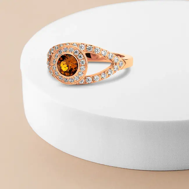 Vivid Picnic In Paradise Ring Set - Rosékleurig