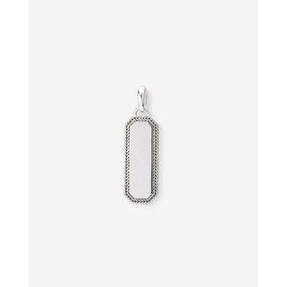 Buddha to Buddha Hanger Barbara Octagon Tag Zilver