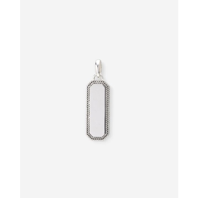Hanger Barbara Octagon Tag Zilver