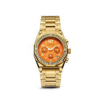 VNDX Amsterdam Horloge The One Goud Oranje