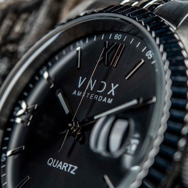 Horloge Dare Devil XL Zilver Zwart