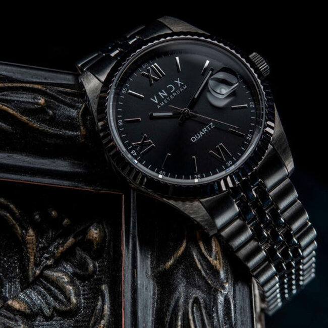 Horloge Dare Devil XL Zilver Zwart