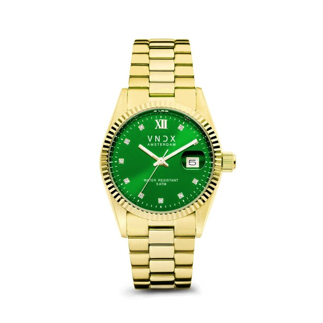 Horloge Dare Devil Medium Goud Groen