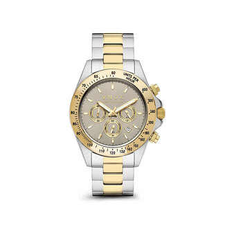 VNDX Amsterdam Horloge Power Babe Big Grijs & Goud