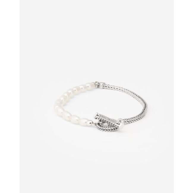 Armband Barbara Mini Parel Zilver