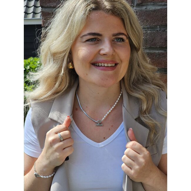 Ketting Barbara Parel Zilver