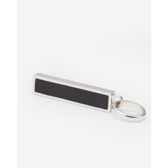 Hanger Ben Mini (Edel) Steen Hanger Onyx  Zilver