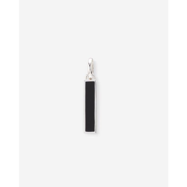 Hanger Ben Mini (Edel) Steen Hanger Onyx  Zilver