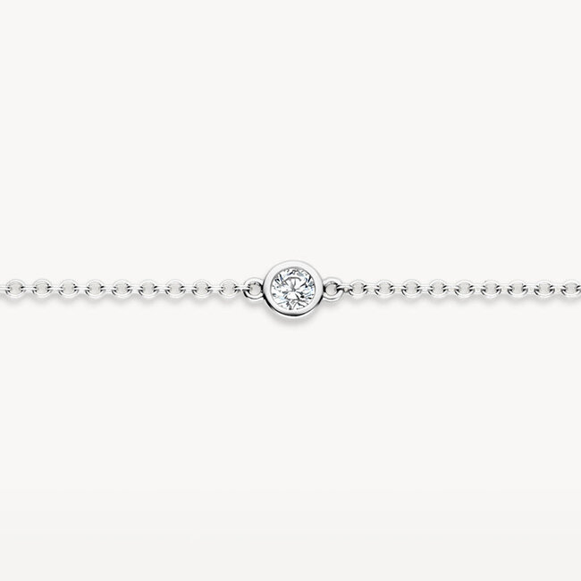 Armband 2237WZI - 14k Witgoud met zirkonia