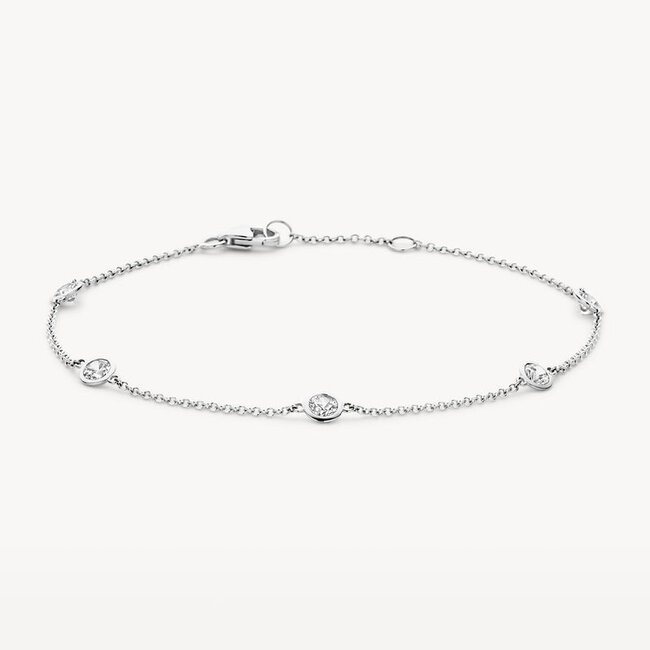 Armband 2238WZI - 14k Geelgoud met zirkonia