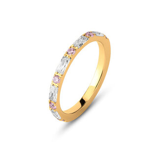 Melano Jewelry Friends Ava Ring Pink - Goudkleurig