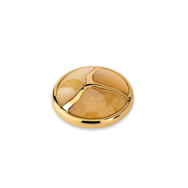 LIMITED EDITION  Kosmic Marked Gem Steen - Yellow Calcite