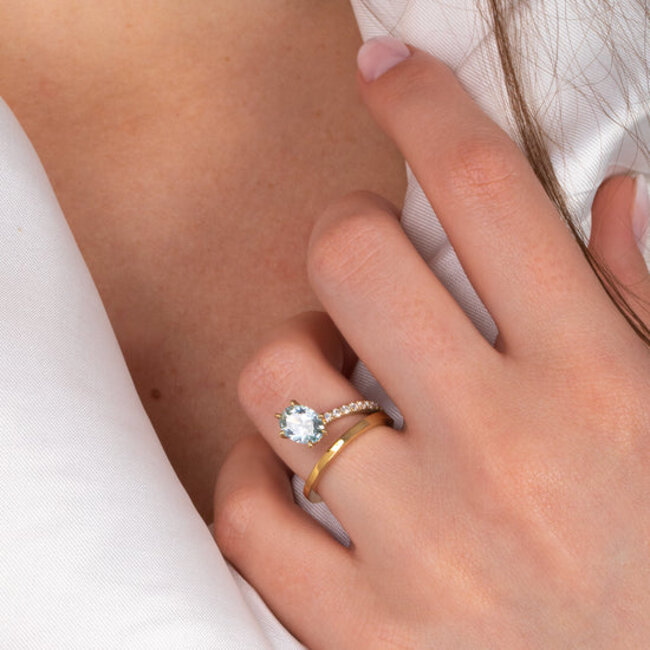 LIMITED EDITION Twisted Celebration Steentje - Morganite