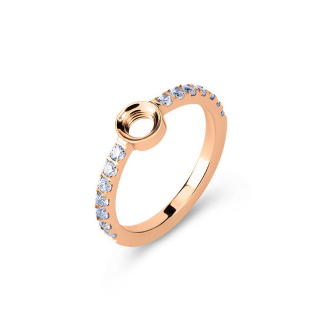 LIMITED EDITION Vivid Vivé CZ Ring Aquamarine  - Rosékleurig