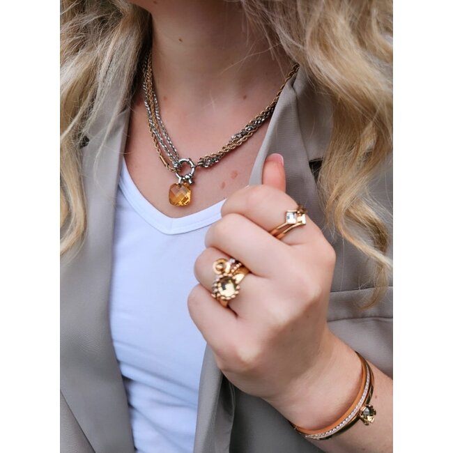 Kosmic Squared Facet Hanger - Goudkleurig