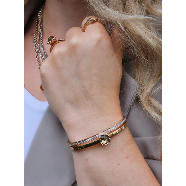 Twisted Tabora Armband - Rosékleurig