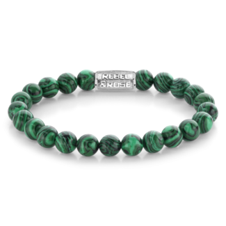 Rebel en Rose Malachite Green - 8mm